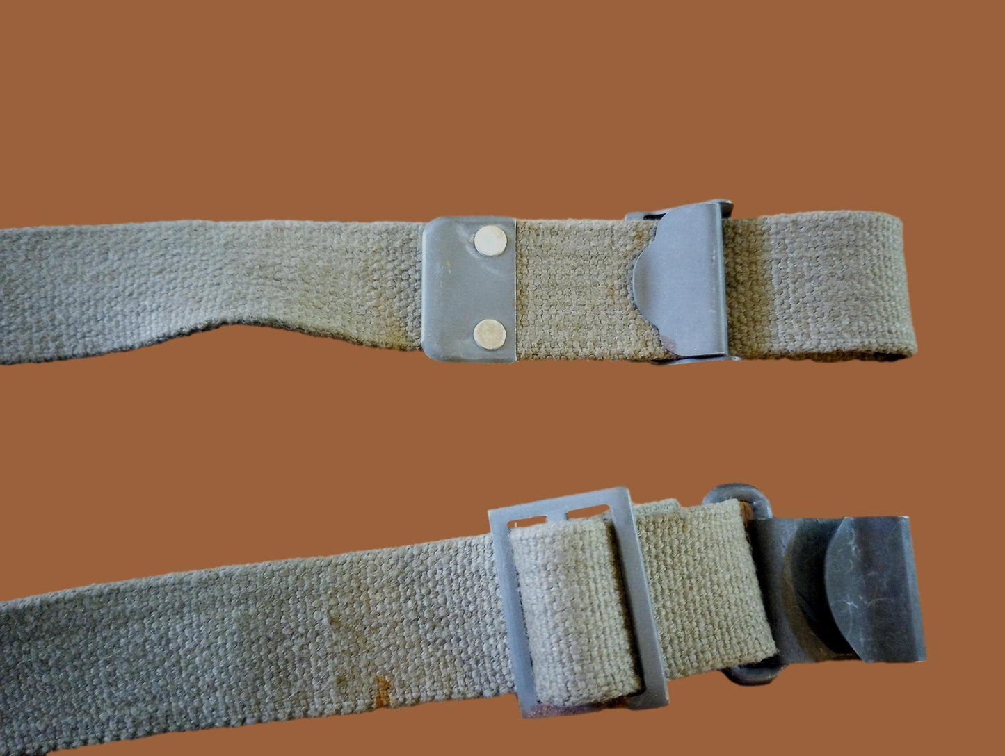 POST WWII MILITARY GARAND RIFLE SLING FLAT BUCKLE GENUINE SURPLUS