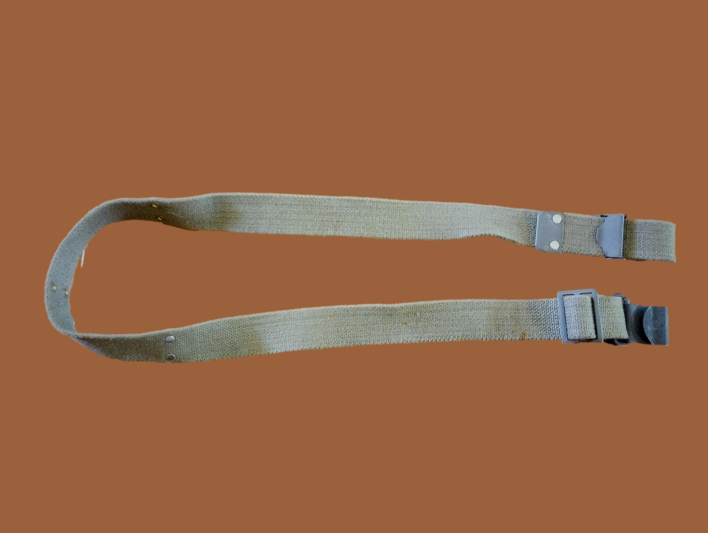 POST WWII MILITARY GARAND RIFLE SLING FLAT BUCKLE GENUINE SURPLUS