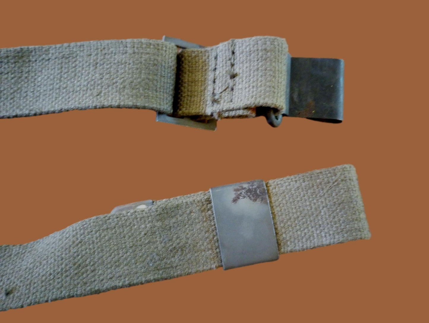 POST WWII MILITARY GARAND RIFLE SLING FLAT BUCKLE GENUINE SURPLUS