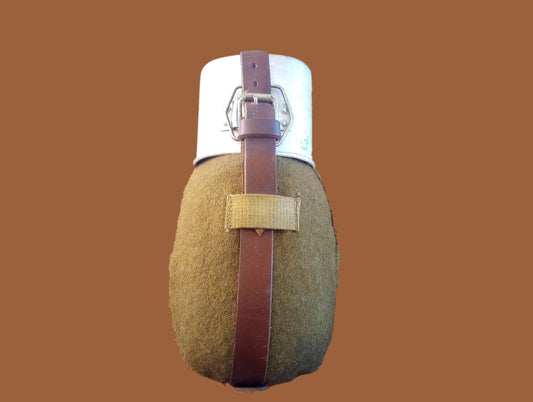 Romanian Army Military Canteen With Cup & Cover 32 ounce Genuine Water Bottle