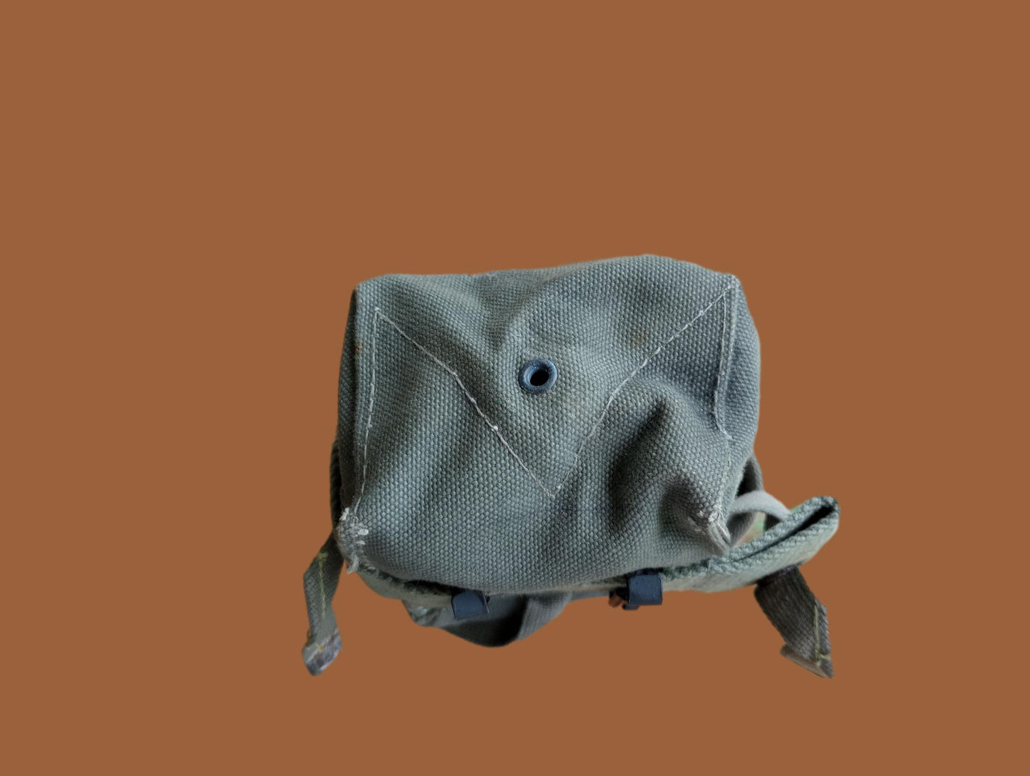 MILITARY AMMO MAGAZINE POUCH M1956 STYLE CANVAS VIETNAM ERA 1950'S - 1970'S