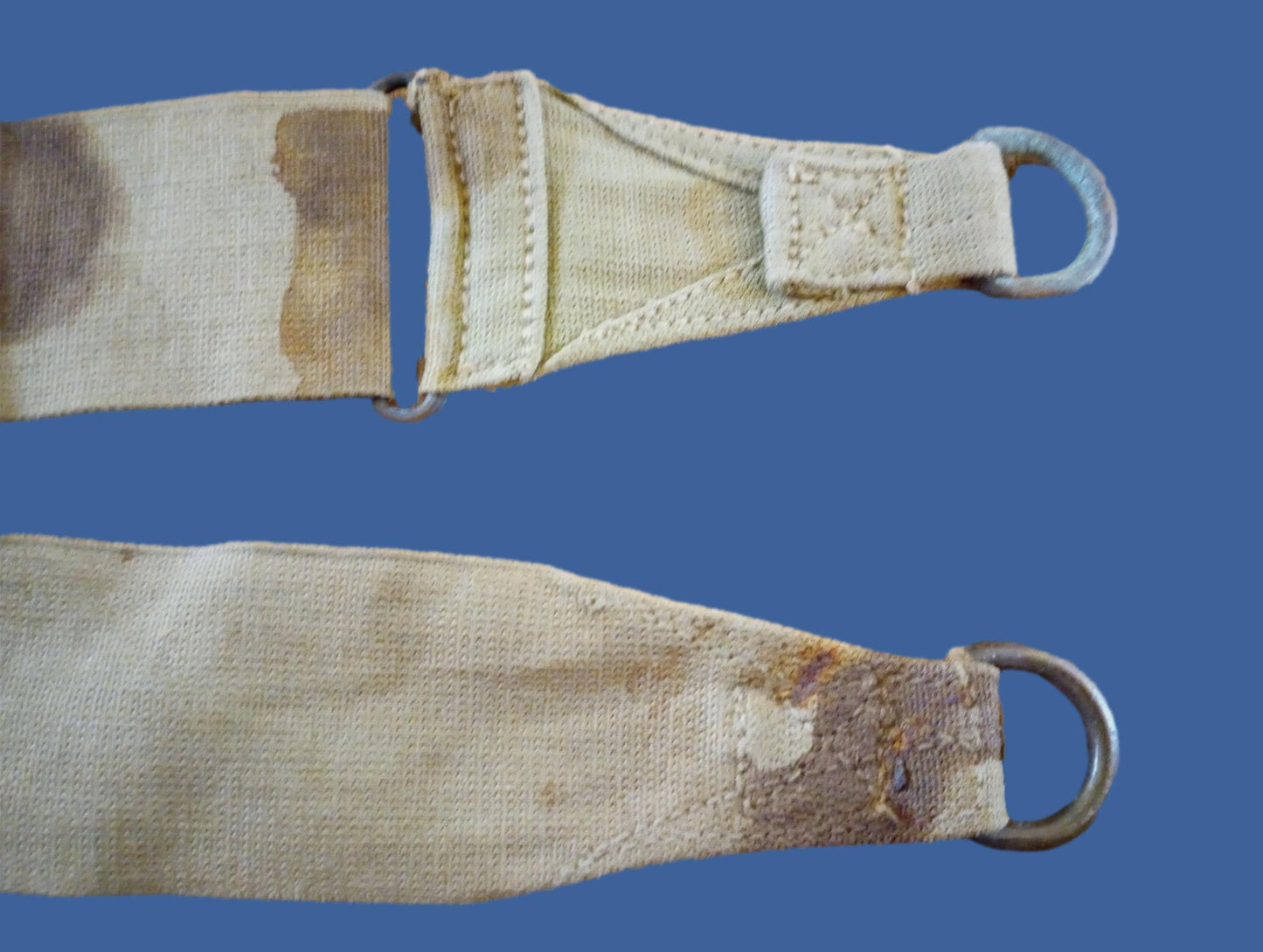 U.S MILITARY WWII M1936 MUSETTE UTILITY KHAKI SHOULDER CARRYING STRAP 1942