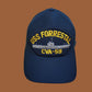 USS FORRESTAL CVA - 59 U.S NAVY SHIP HAT OFFICIAL MILITARY BALL CAP U.S.A MADE