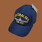 USS CORAL SEA CVA - 43 NAVY SHIP HAT U.S MILITARY OFFICIAL BALL CAP U.S.A MADE