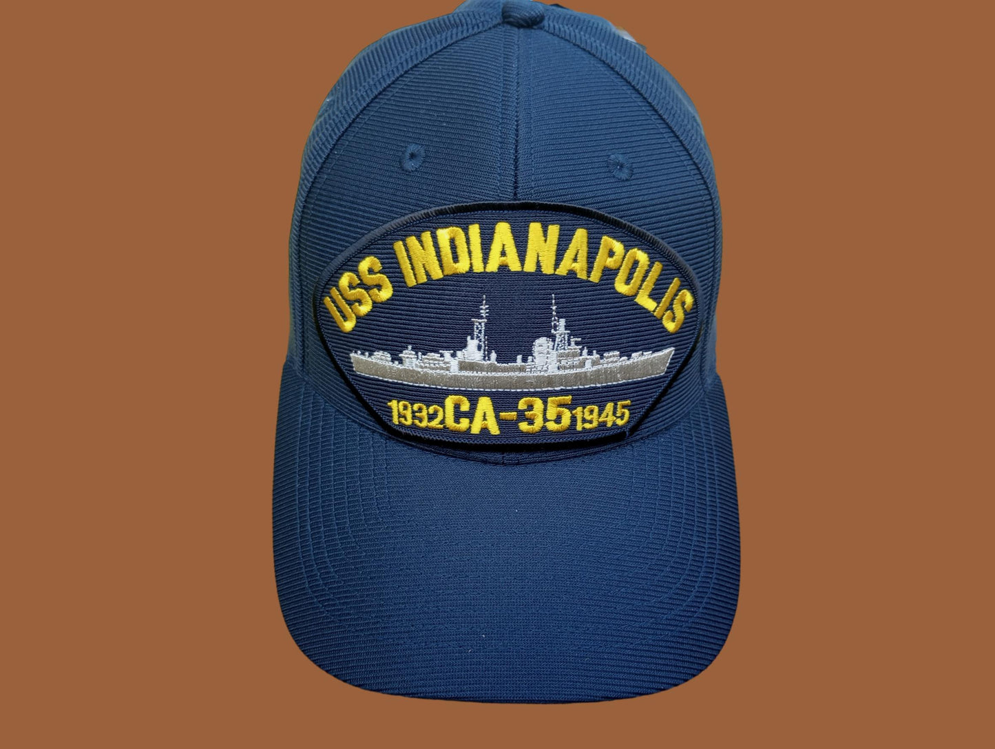 USS INDIANAPOLIS CA-35 1932-1945 U.S NAVY SHIP HAT OFFICIAL MILITARY BALL CAP