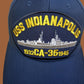 USS INDIANAPOLIS CA-35 1932-1945 U.S NAVY SHIP HAT OFFICIAL MILITARY BALL CAP