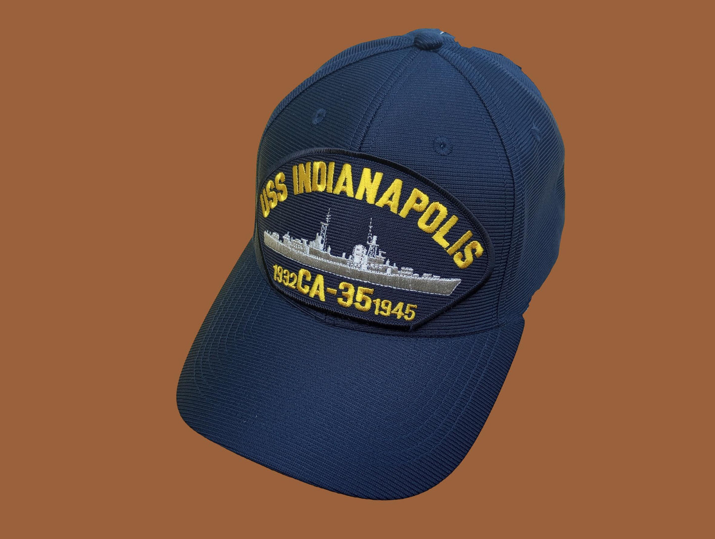 USS INDIANAPOLIS CA-35 1932-1945 U.S NAVY SHIP HAT OFFICIAL MILITARY BALL CAP