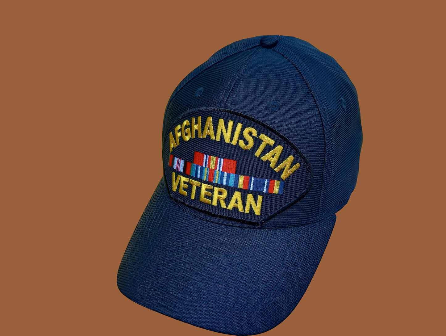AFGHANISTAN WAR VETERAN HAT U.S MILITARY OFFICIAL BALL CAP U.S.A MADE