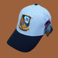 U.S NAVY BLUE ANGELS HAT BALL CAP NAVY PILOT WHITE BLUE VISOR