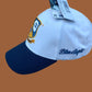 U.S NAVY BLUE ANGELS HAT BALL CAP NAVY PILOT WHITE BLUE VISOR