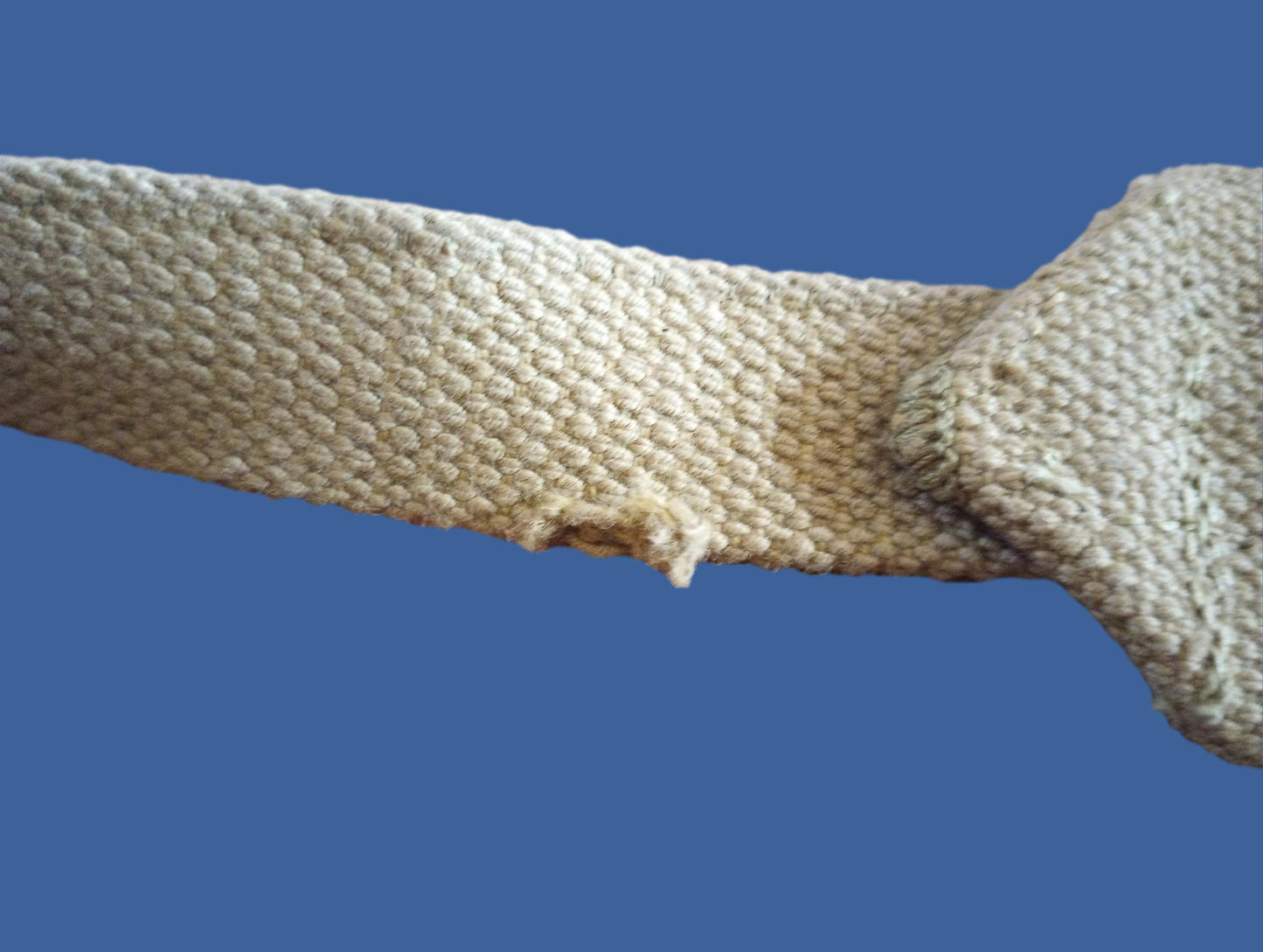 WWII BRITISH BRACES OR STRAPS KHAKI WEB COMBAT SUSPENDERS DATED 1 SET 1943