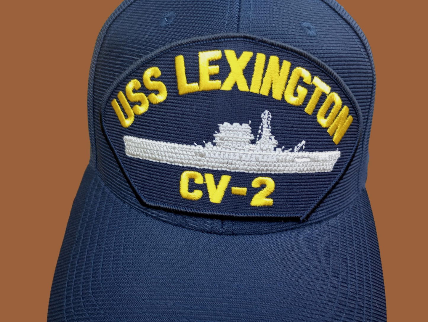 USS LEXINGTON CV-2 U.S NAVY SHIP HAT U.S MILITARY OFFICIAL BALL CAP U.S.A MADE