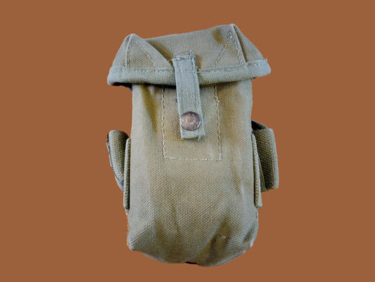 MILITARY AMMO MAGAZINE POUCH M1956 STYLE CANVAS VIETNAM ERA 1950'S - 1970'S