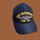 USS MISSISSIPPI SSN-782 U.S NAVY SHIP HAT MILITARY OFFICIAL BALL CAP U.S.A MADE