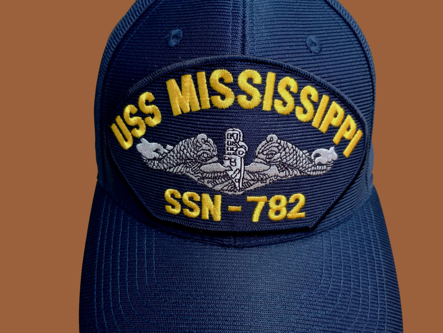 USS MISSISSIPPI SSN-782 U.S NAVY SHIP HAT MILITARY OFFICIAL BALL CAP U.S.A MADE