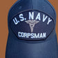U.S MILITARY NAVY CORPSMAN HAT OFFICIAL MILITARY BALL CAP U.S.A MADE