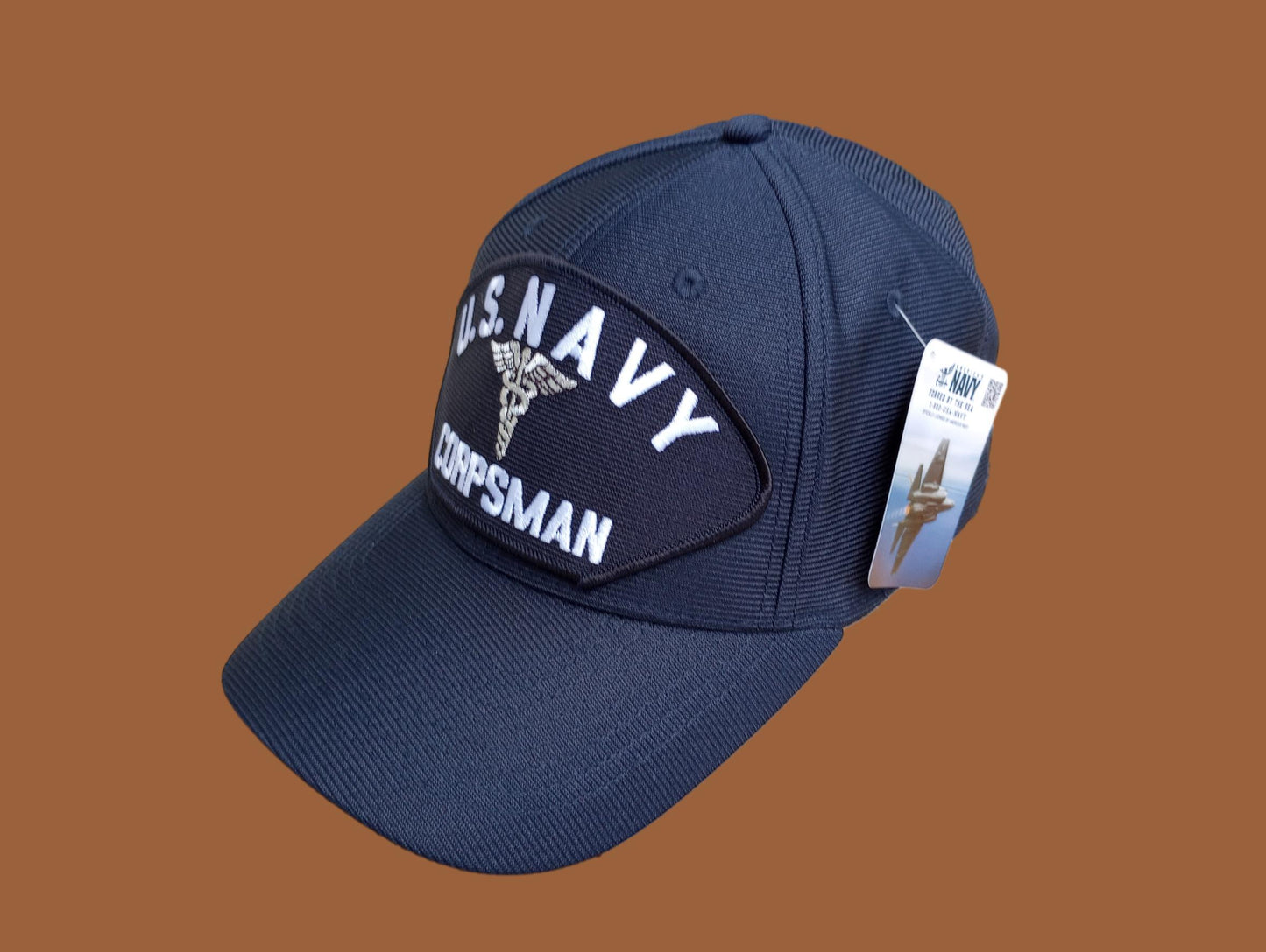 U.S MILITARY NAVY CORPSMAN HAT OFFICIAL MILITARY BALL CAP U.S.A MADE