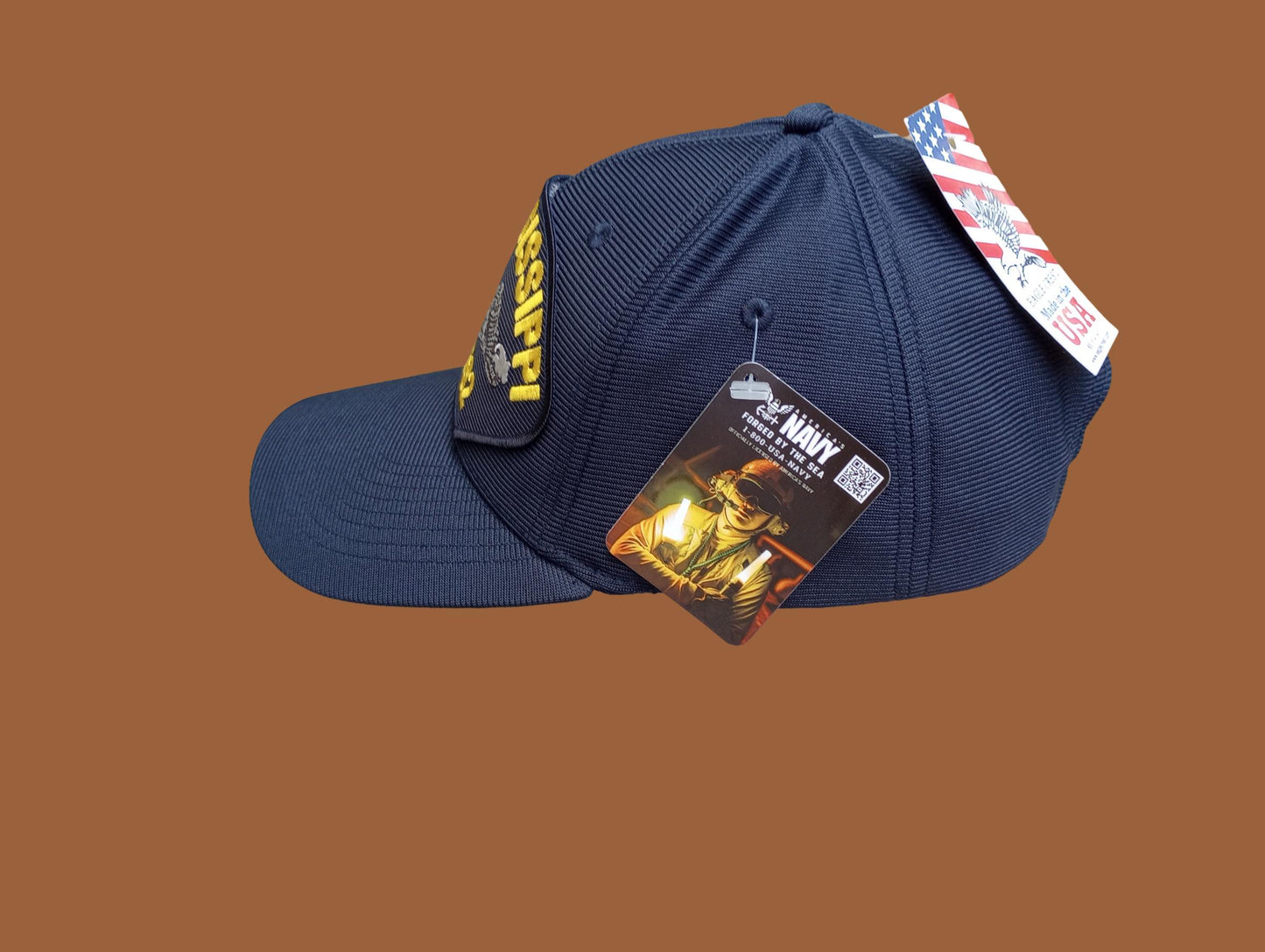 USS MISSISSIPPI SSN-782 U.S NAVY SHIP HAT MILITARY OFFICIAL BALL CAP U.S.A MADE