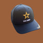 U.S Army Hat Cap Cotton Mesh Back Black Baseball Cap Army Star Logo