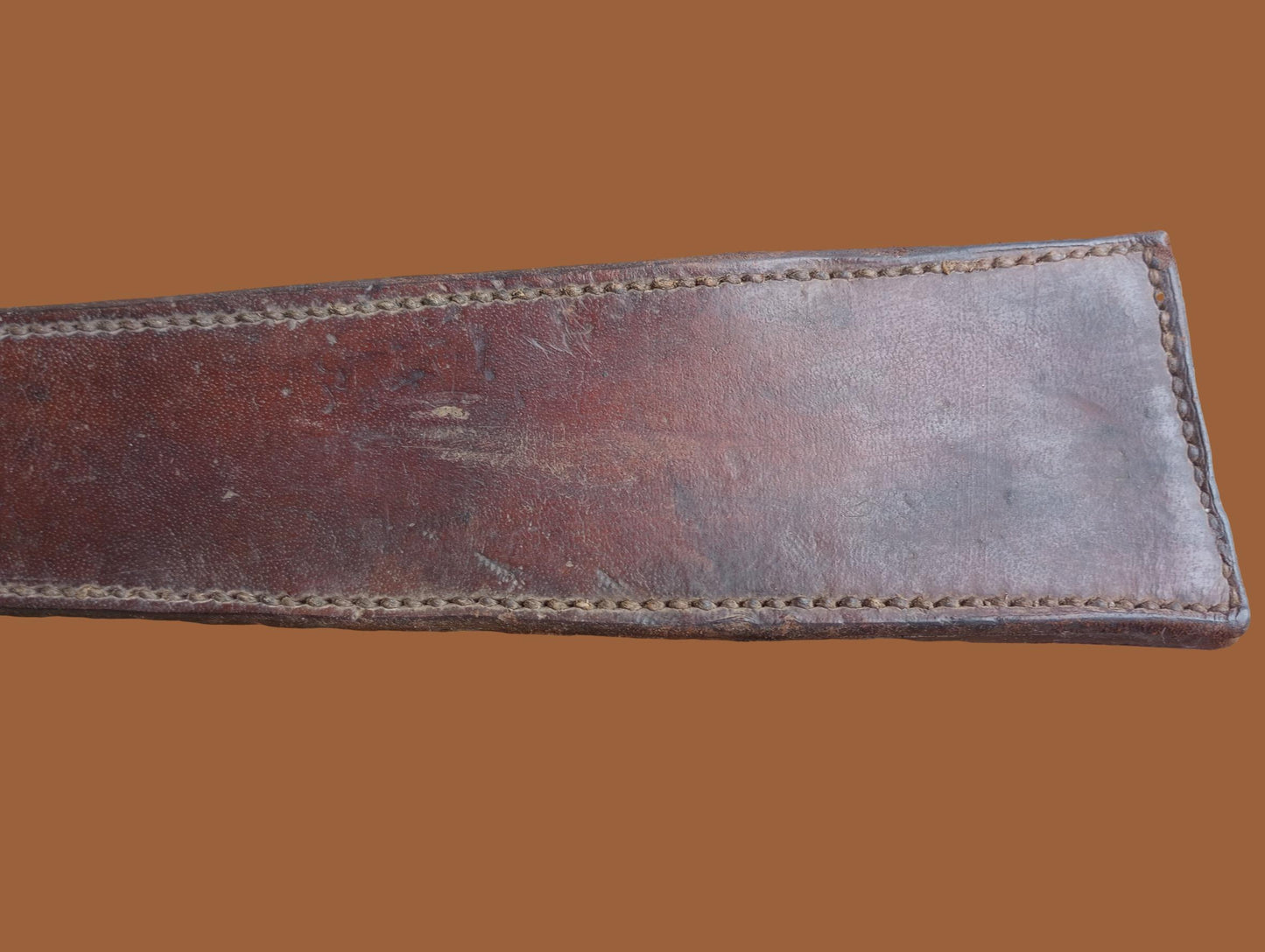 WWII BRITISH MILITARY LEATHER MACHETE CASE DATED 1944 ORIGINAL