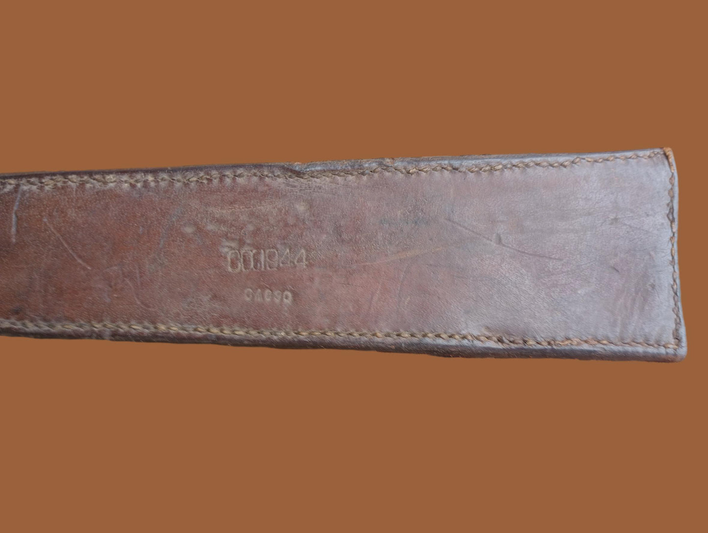 WWII BRITISH MILITARY LEATHER MACHETE CASE DATED 1944 ORIGINAL