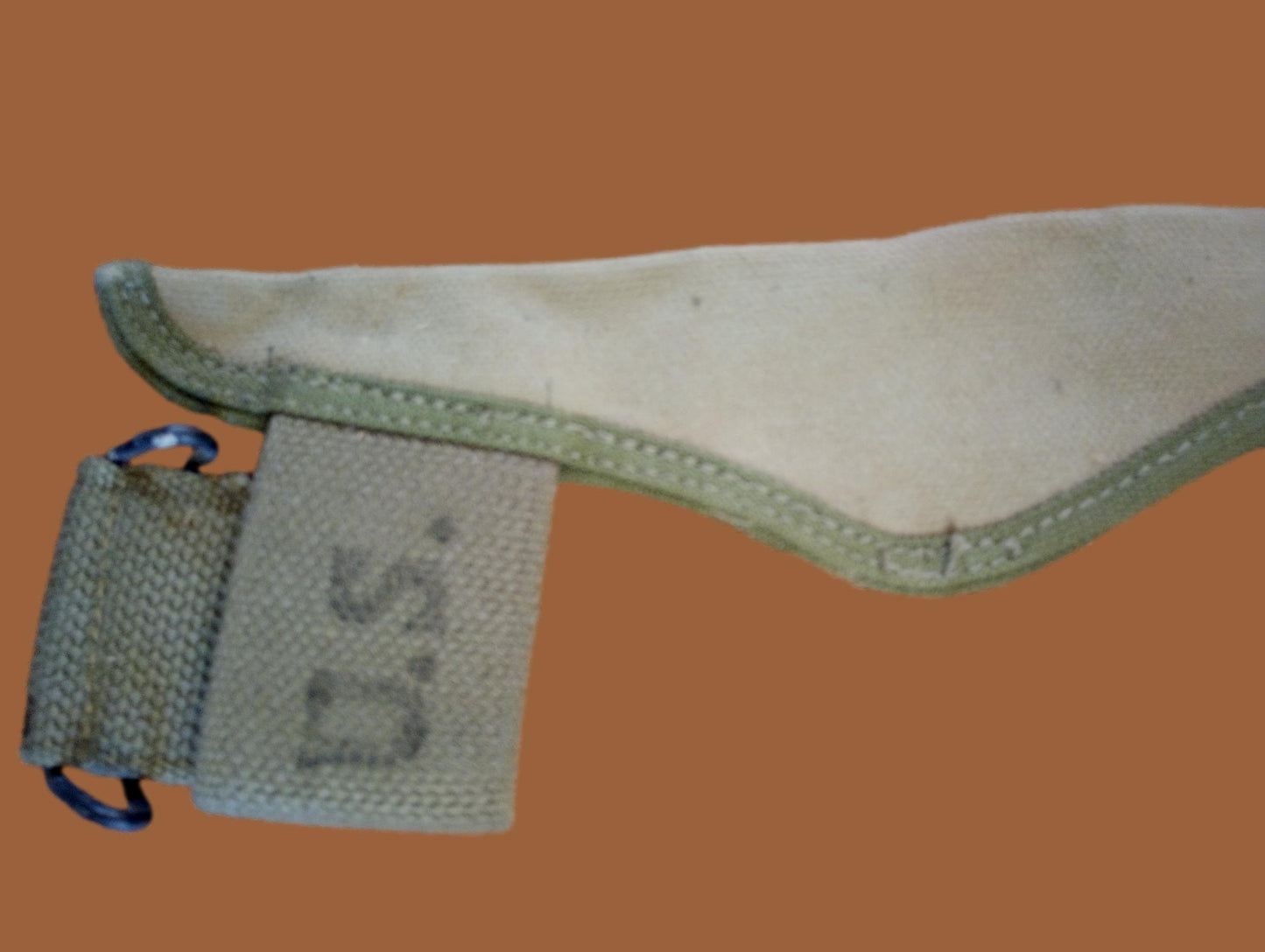 WWII U.S.MILITARY ARMY PICK MATTOCK CARRIER M-1910 ENTRENCHING AXE COVER 1944