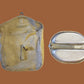 WWII U.S MILITARY MESS KIT WITH MEAT CAN POUCH 1944 KHAKI M-1928 GENUINE SET