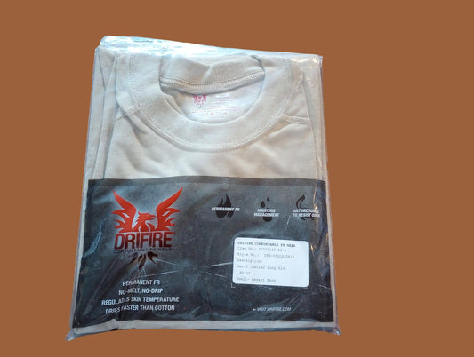 DRIFIRE TACTICAL SHIRT DESERT SAND LONG SLEEVE FLAME RESISTANT USA MADE