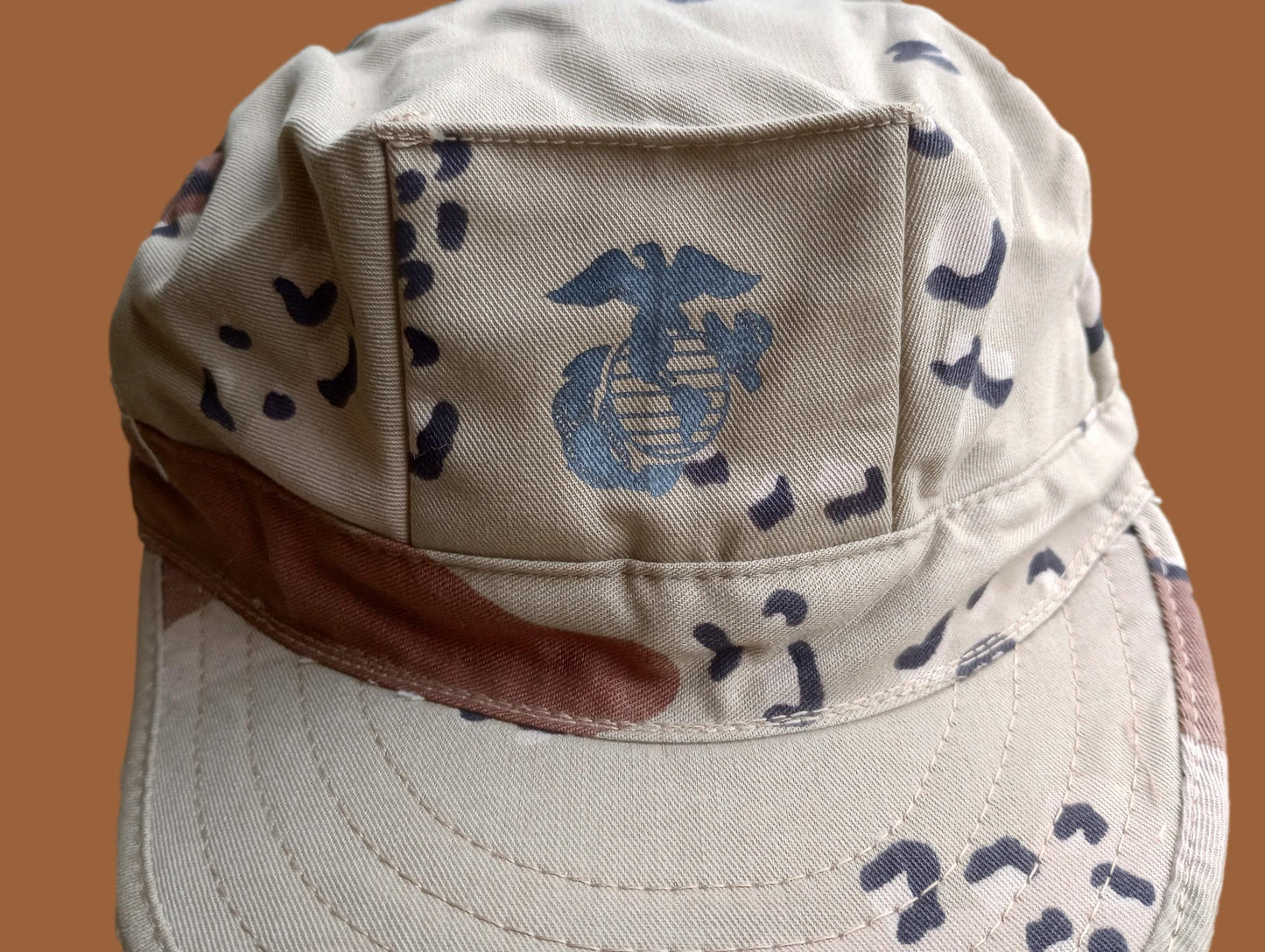 MARINE CORPS ISSUE UTILITY HAT U.S.M.C DIGITAL DESERT CAP SIZE X-LARGE 7 3/4