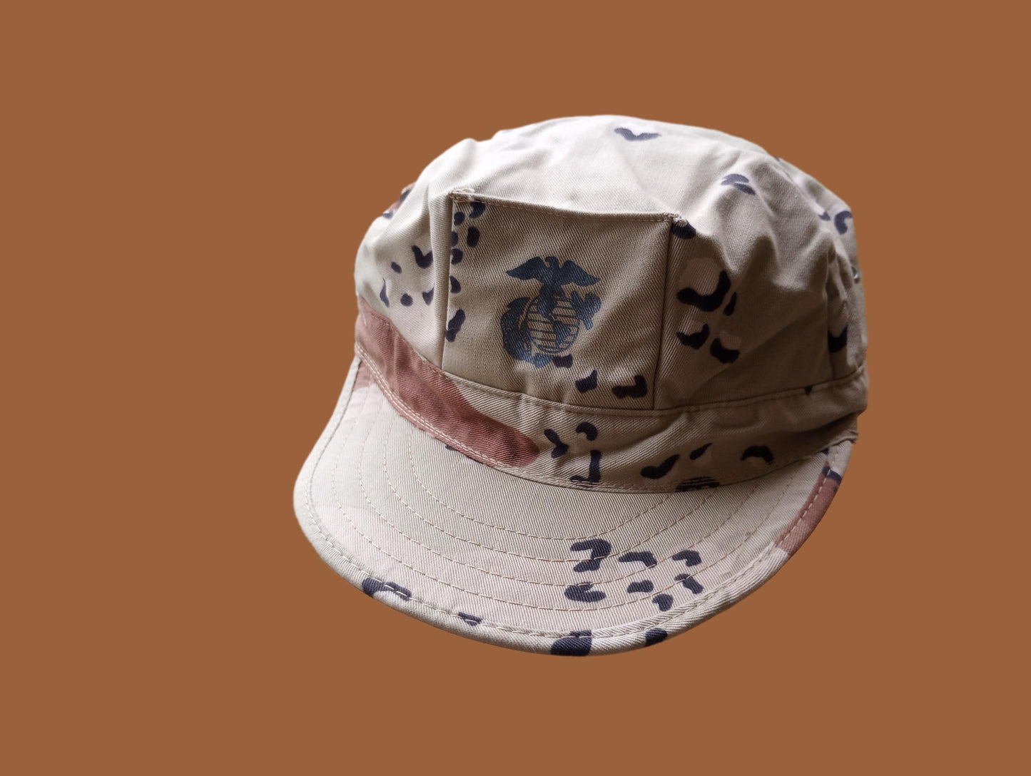 MARINE CORPS ISSUE UTILITY HAT U.S.M.C DIGITAL DESERT CAP SIZE X-LARGE 7 3/4
