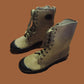 FRENCH STYLE JUNGLE COMBAT BOOT CANVAS COMMANDO SIZE 10
