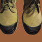 FRENCH STYLE JUNGLE COMBAT BOOT CANVAS COMMANDO SIZE 10