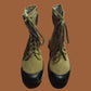 FRENCH STYLE JUNGLE COMBAT BOOT CANVAS COMMANDO SIZE 10