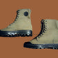 FRENCH STYLE JUNGLE COMBAT BOOT CANVAS COMMANDO SIZE 10