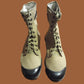 FRENCH STYLE JUNGLE COMBAT BOOT CANVAS COMMANDO SIZE 10