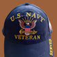 U.S NAVY VETERAN HAT BALLCAP OFFICIAL LICENSED NAVY PRODUCT PROUDLY SERVED