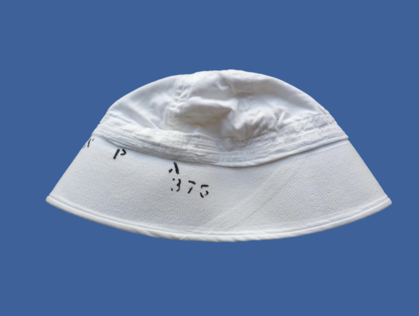 U.S NAVY ISSUE SAILOR CAP WHITE DIXIE CUP HAT COTTON TWILL GOB VINTAGE SURPLUS