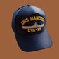 USS HANCOCK CVA-19 U.S NAVY SHIP HAT OFFICIAL U.S MILITARY BALL CAP USA MADE