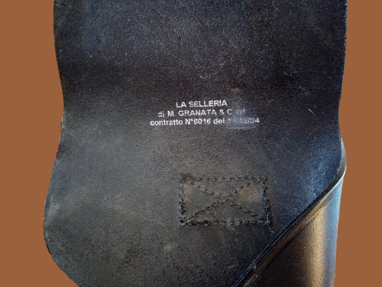 FRENCH MILITARY LEATHER HOLSTER SMALL FRAME AUTOMATIC ARMY SURPLUS