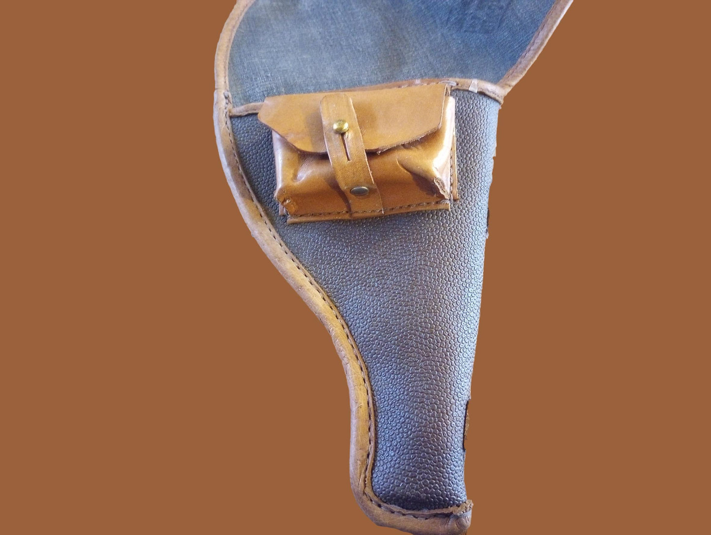 RUSSIAN MILITARY LEATHER HOLSTER 1895 NAGANT REVOLVER POST WWII SURPLUS