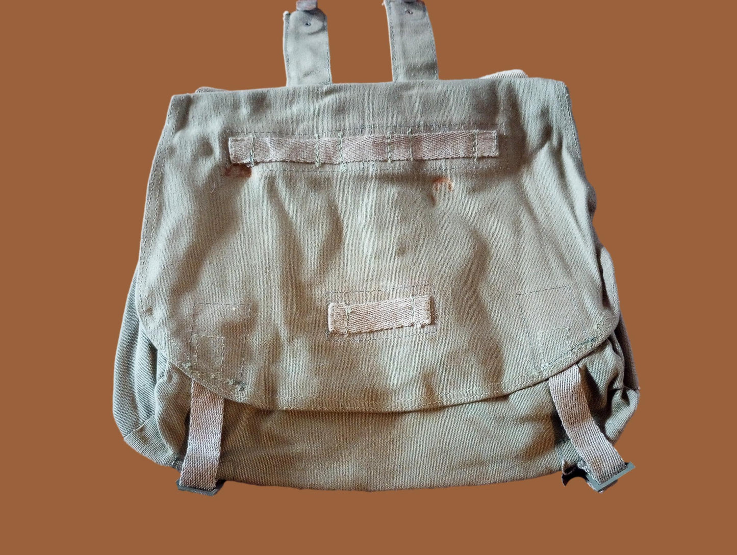 CZECH MILITARY SHOULDER BAG BREAD SATCHEL HAVERSACK BAG SHOULDER STRAP GENUINE