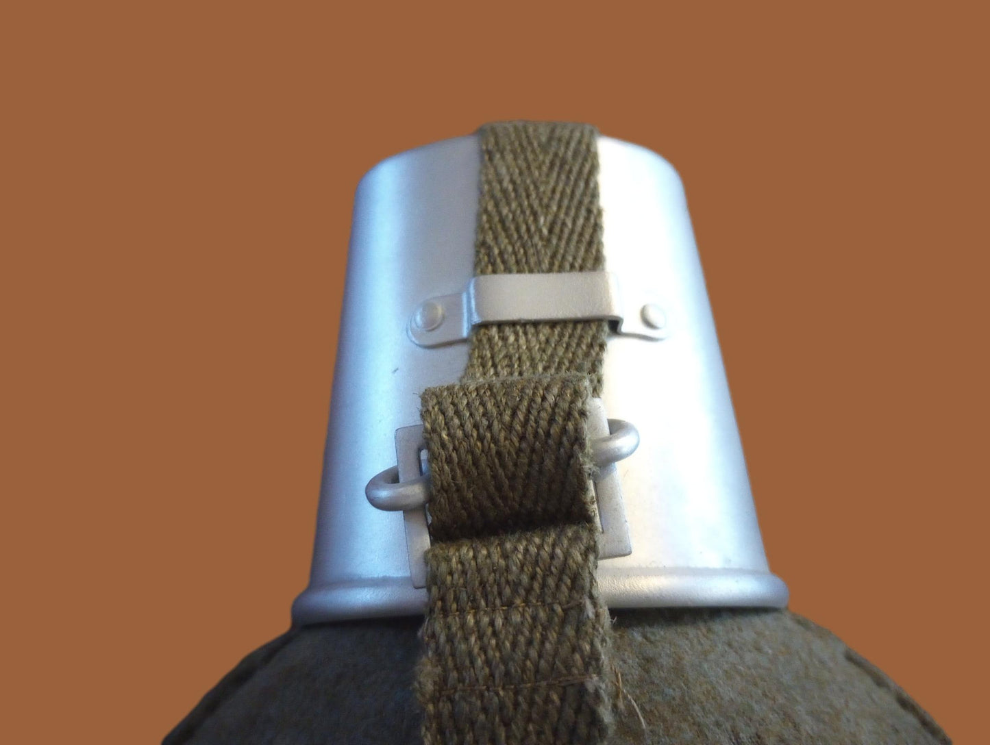 WWII ITALIAN MILITARY CANTEEN MOUNTAIN TROOPS WATER BOTTLE NORTH AFRICA