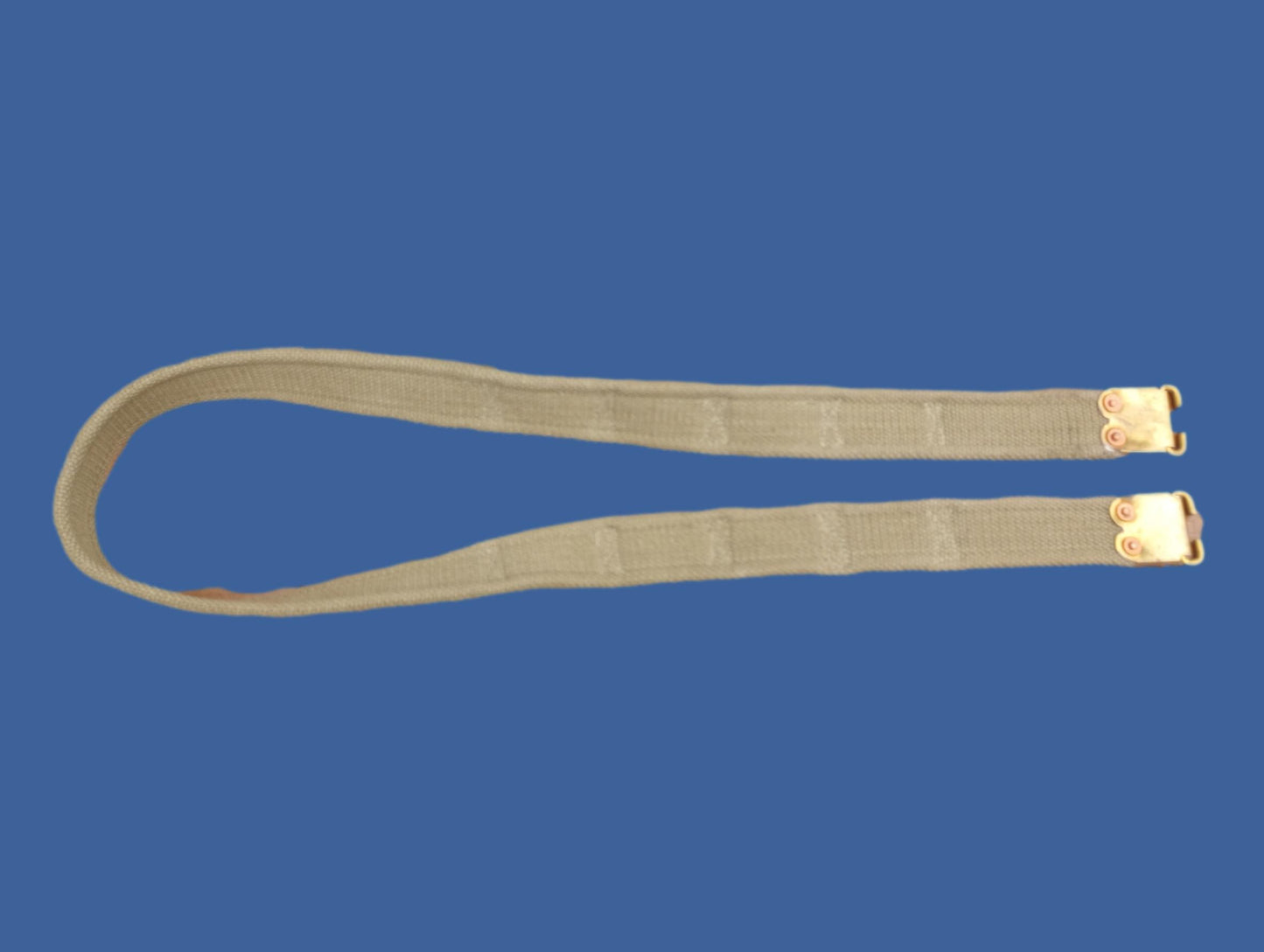 WWII BRITISH MILITARY ENFIELD KHAKI RIFLE SLING P-37 FN BELGIAN FAL 49 ORIGINAL