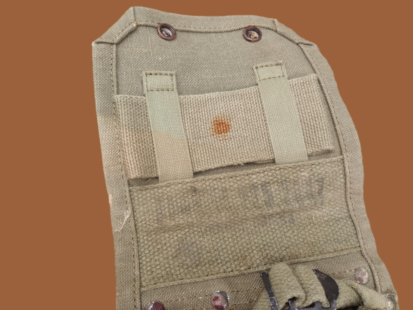 French military mat rifle magazine pouch 5 cell ammo shoulder bag genuine