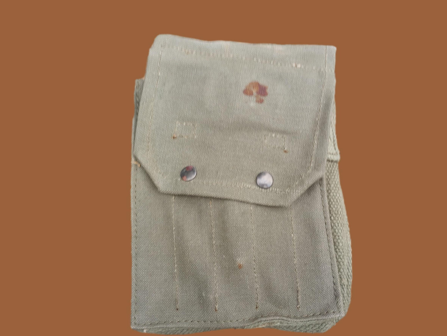 French military mat rifle magazine pouch 5 cell ammo shoulder bag genuine