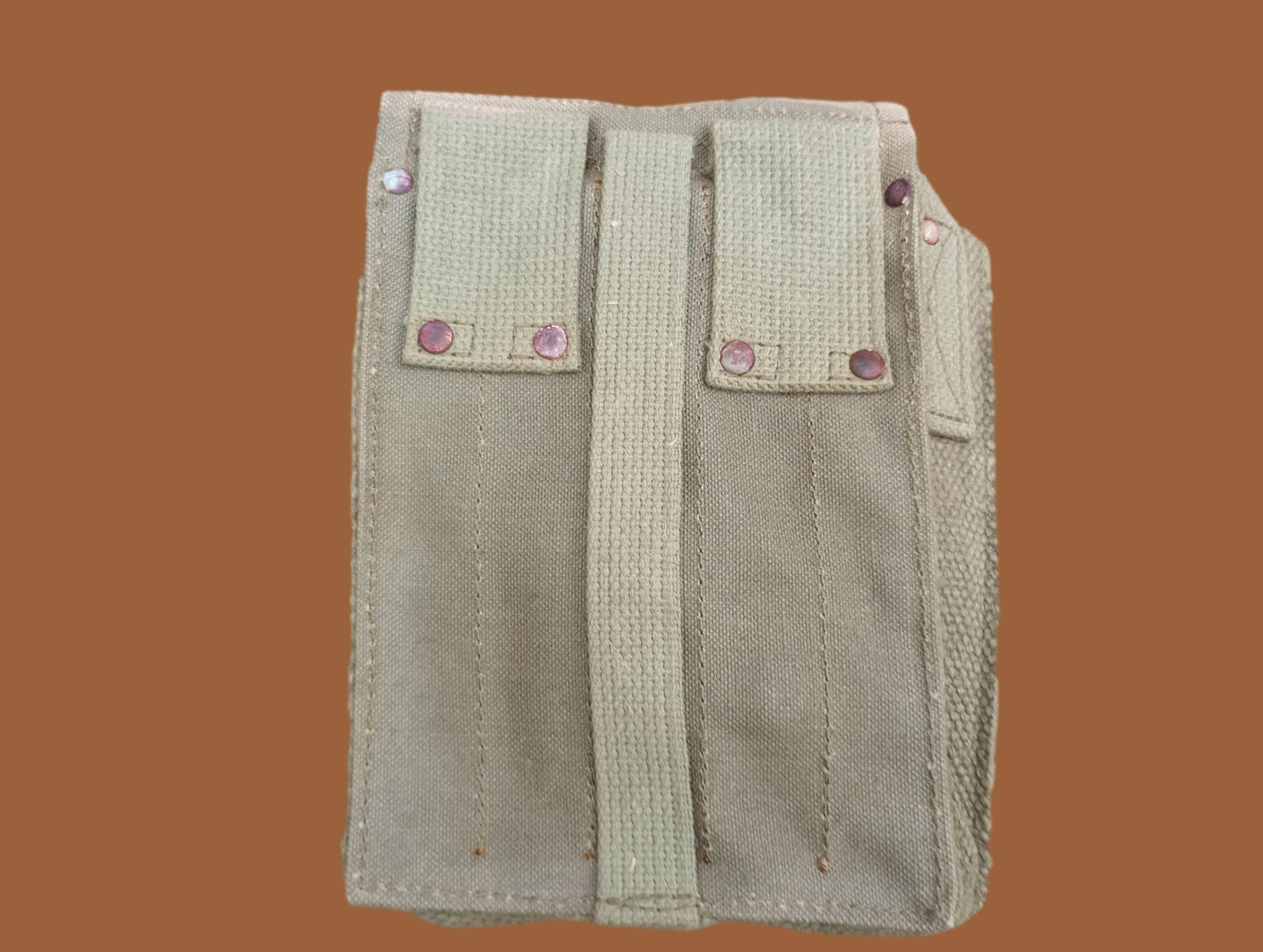 French military mat rifle magazine pouch 5 cell ammo shoulder bag genuine