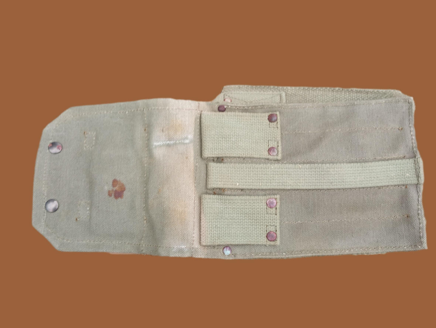 French military mat rifle magazine pouch 5 cell ammo shoulder bag genuine
