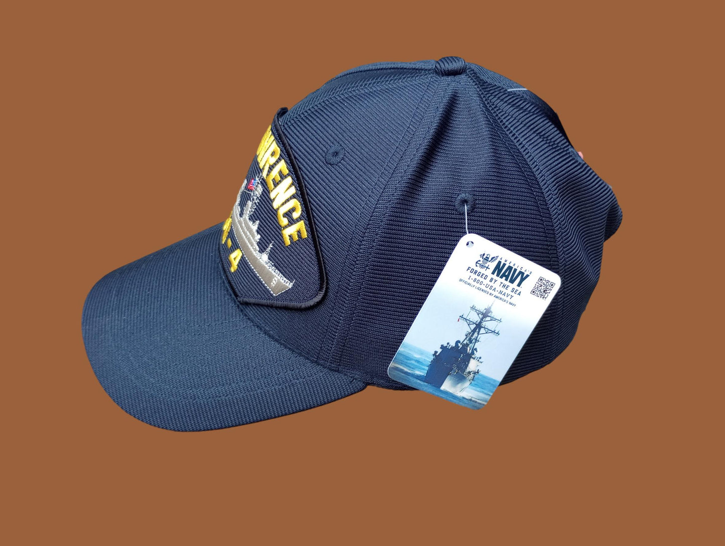 USS LAWRENCE DDG- 4 NAVY SHIP HAT U.S MILITARY OFFICIAL BALL CAP U.S.A MADE