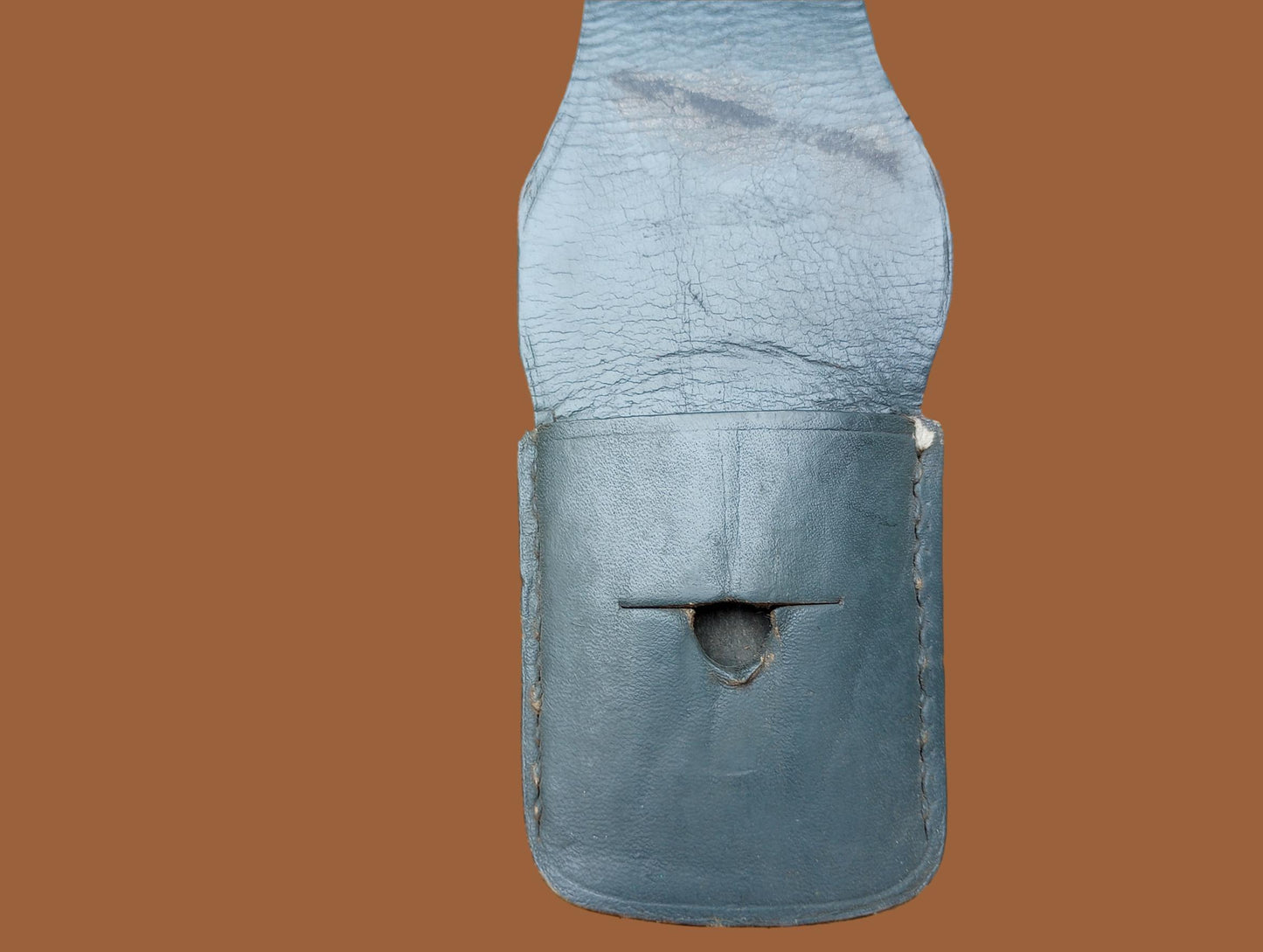 WWII ITALIAN MILITARY MODEL 1891 LEATHER BAYONET BELT FROG ORIGINAL VINTAGE