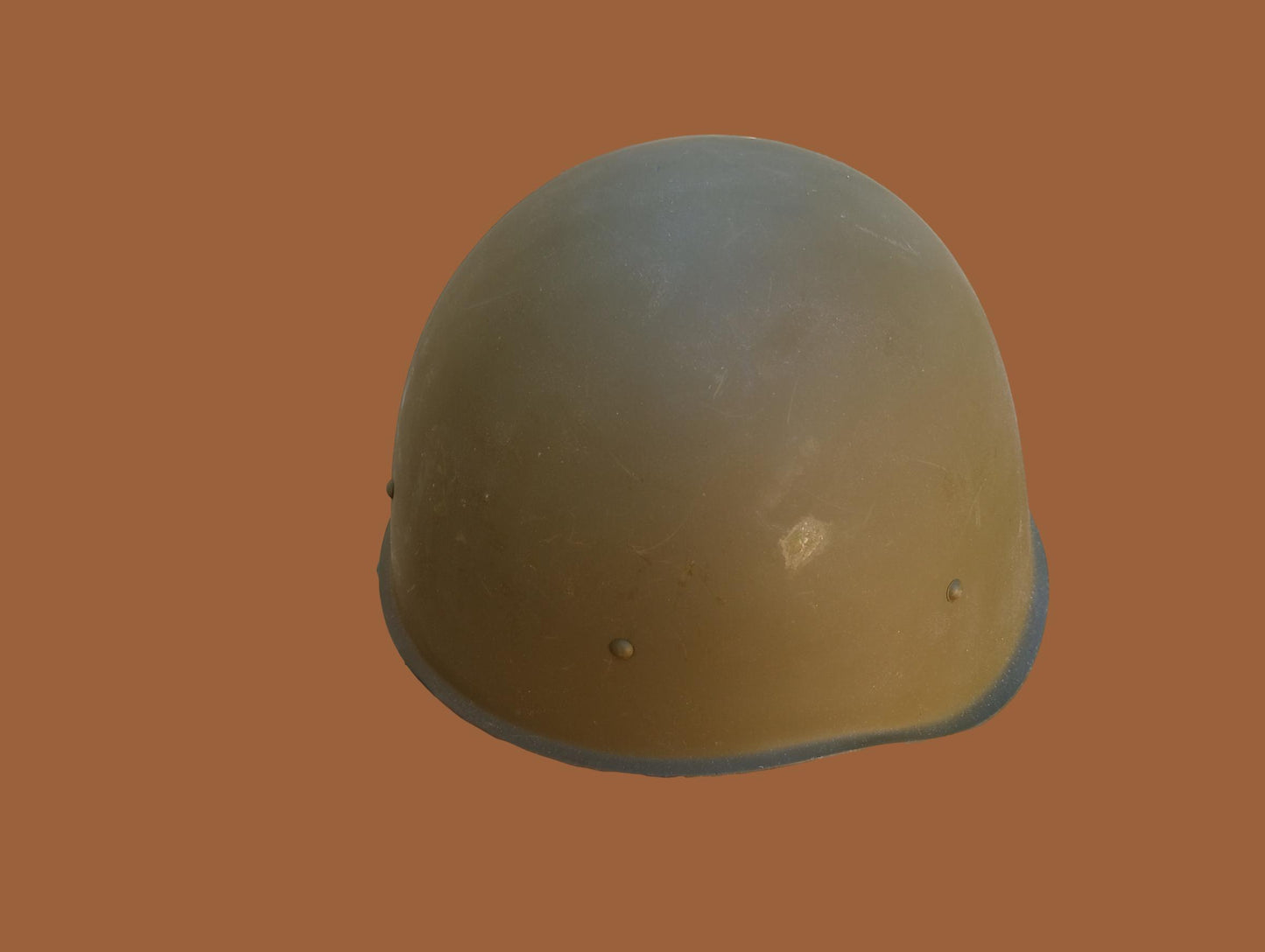 POST WWII RUSSIAN SSH-40 HELMET WITH LINER AND CHIN STRAP 1957